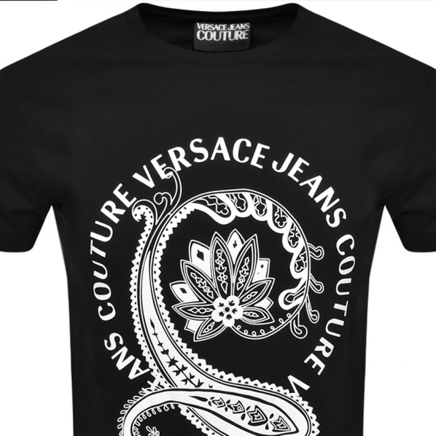 Alternative Image for ProductVersace Jeans Couture Logo T Shirt Black2